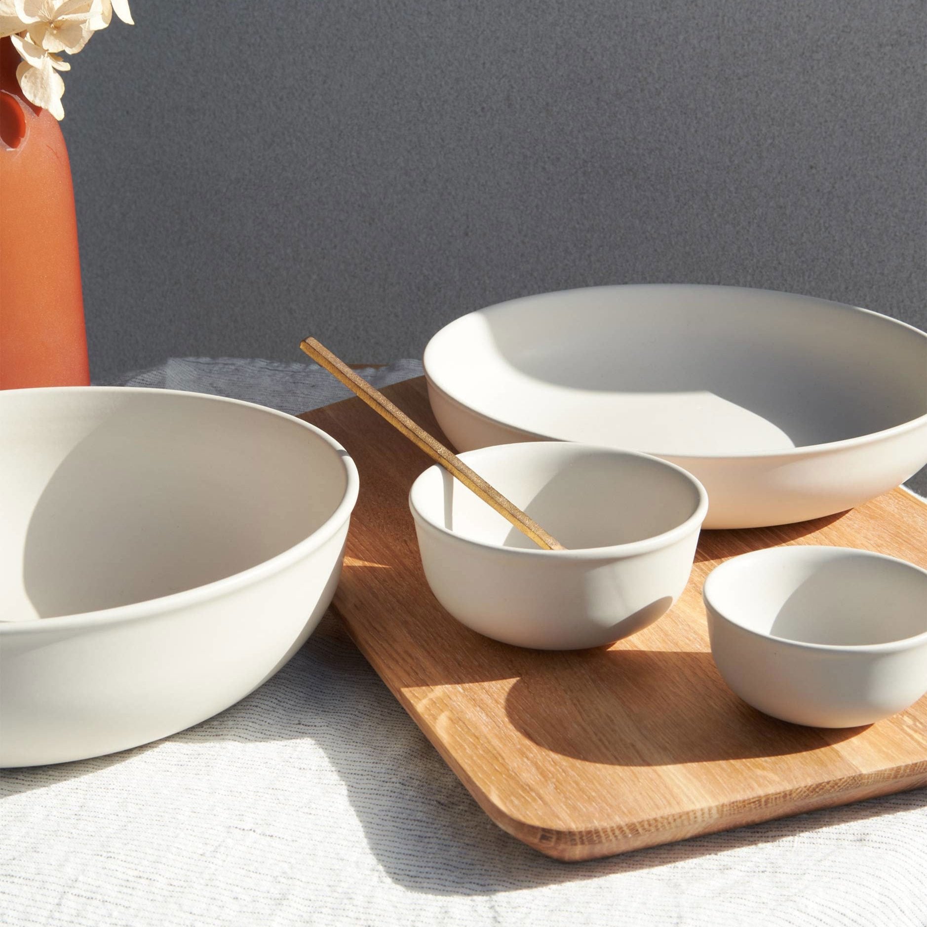 Low Serving Bowl | Small | Halo | Oat