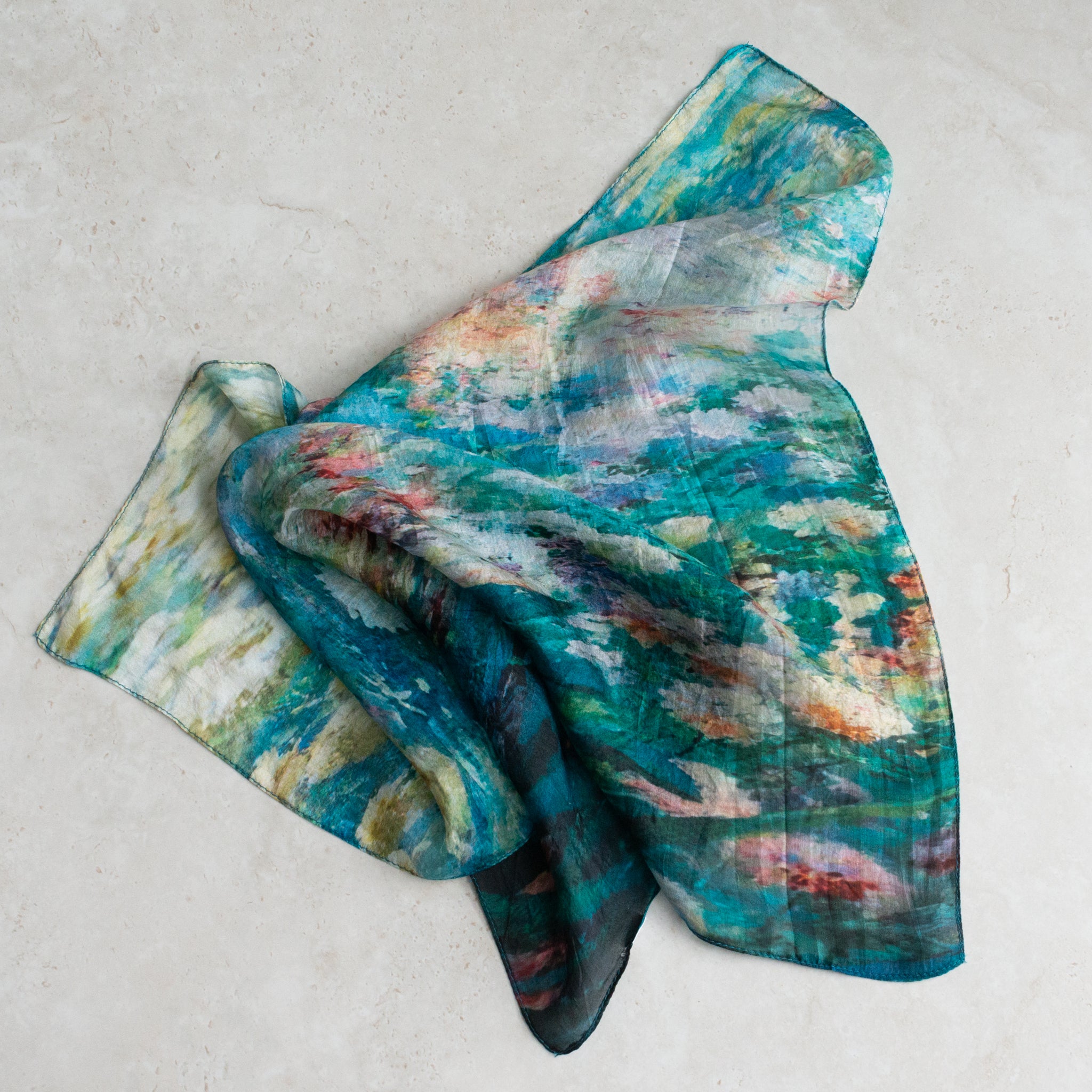 Silk Neck Scarf | Square