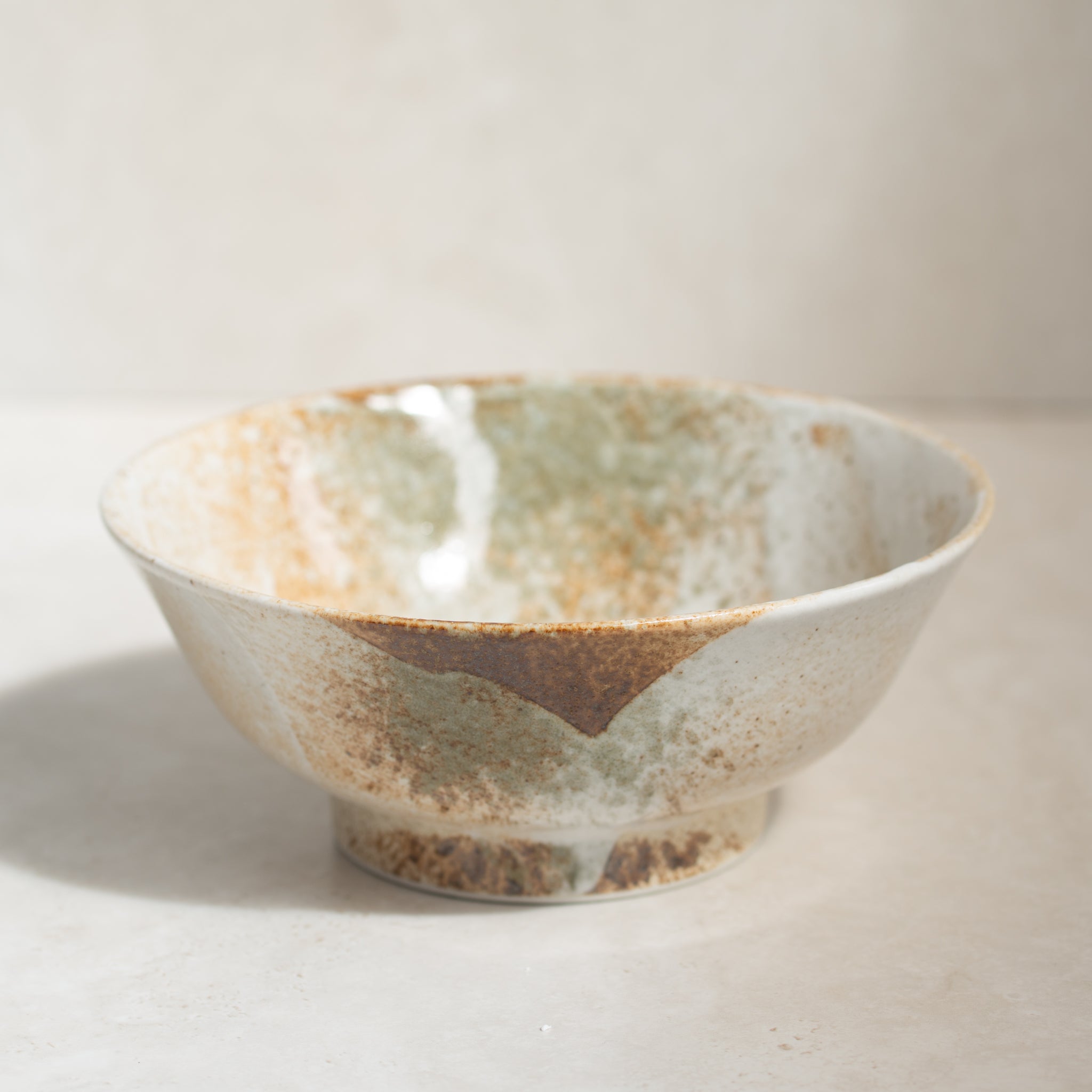 Japanese Ceramics | Large Bowl | Snow Bamboo