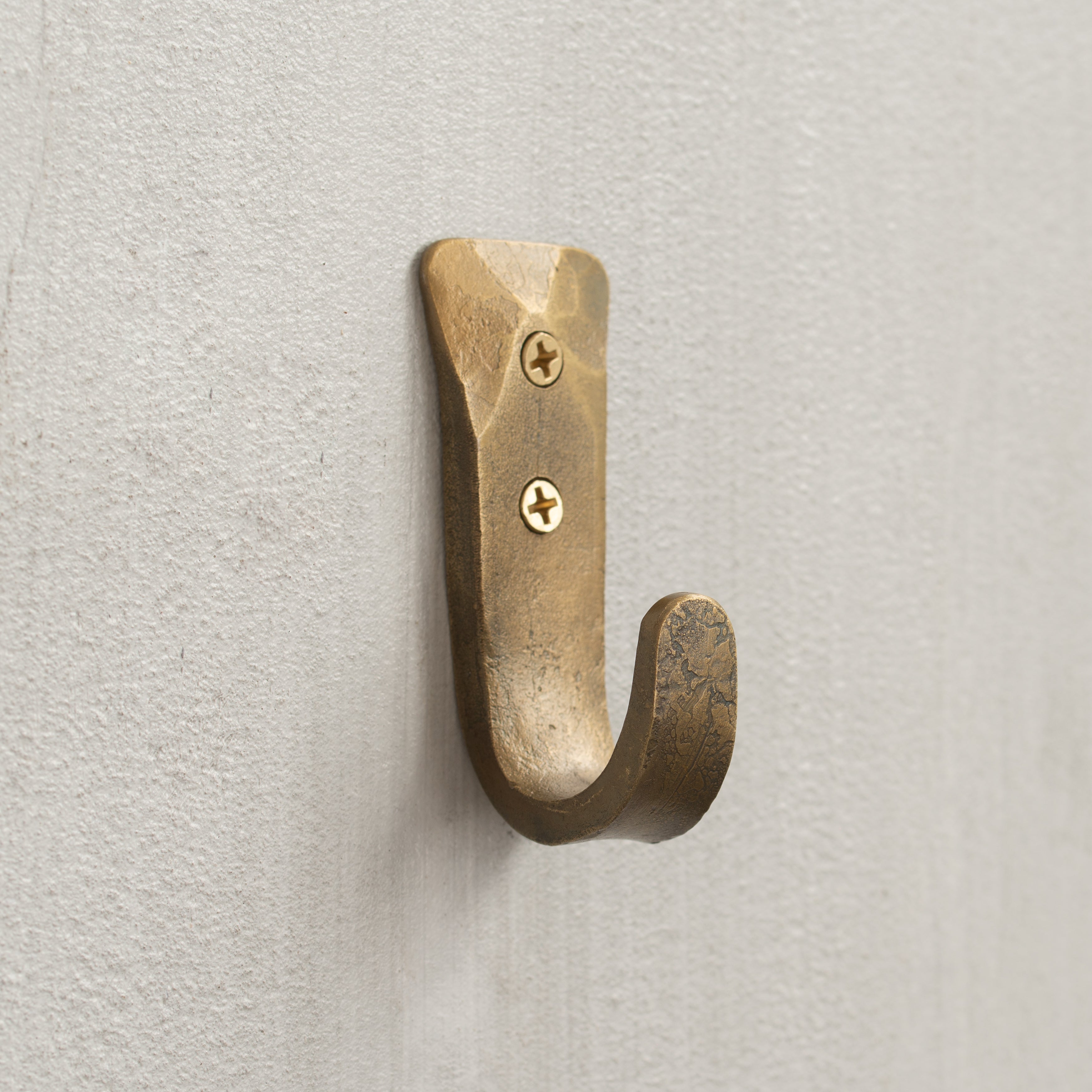 Forged | Stub Hook | Antique Brass