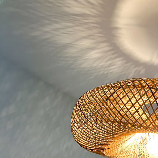Fluide Rattan Light Shade NZ Folklore Lighting