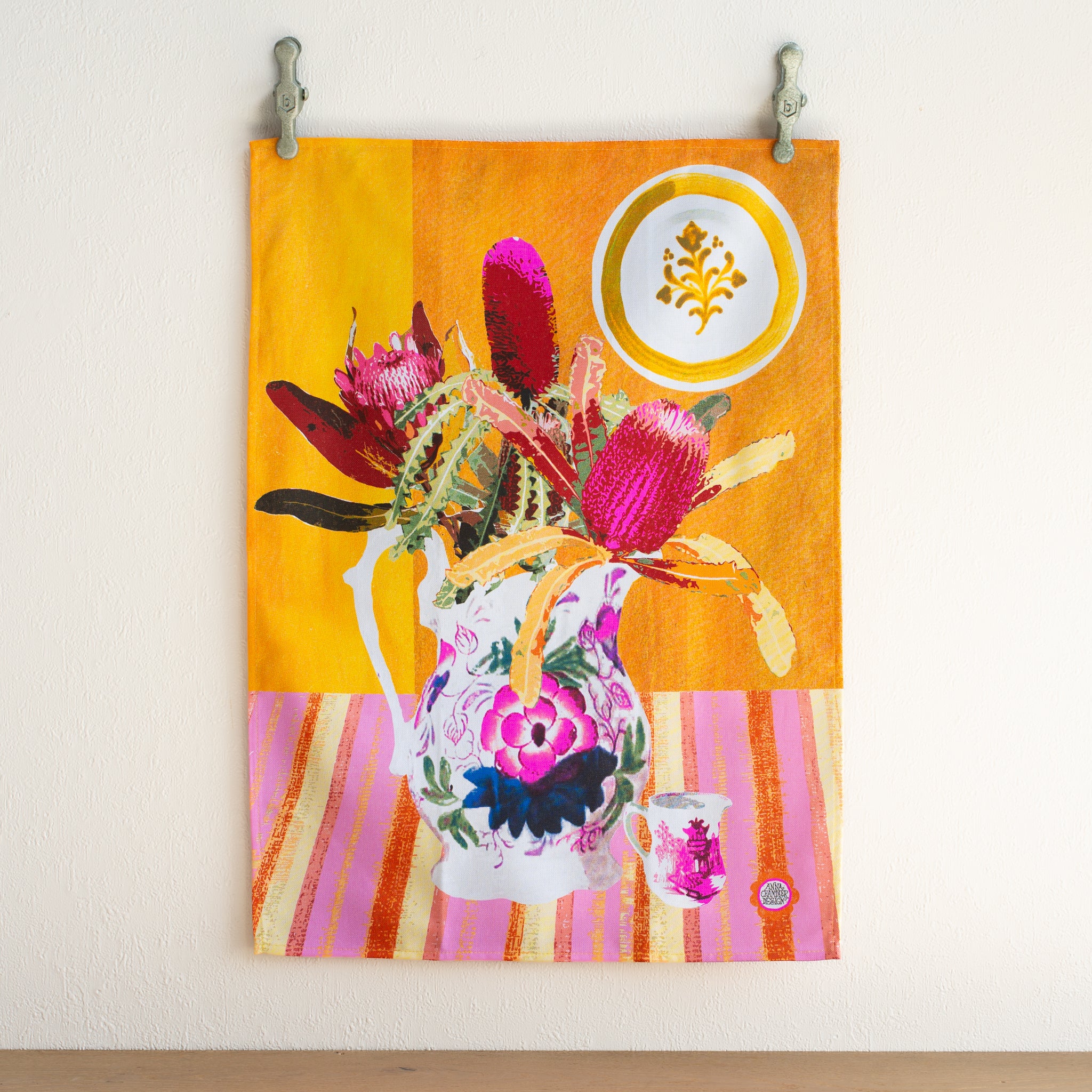 Cotton Tea Towel |  Wildflower Tile