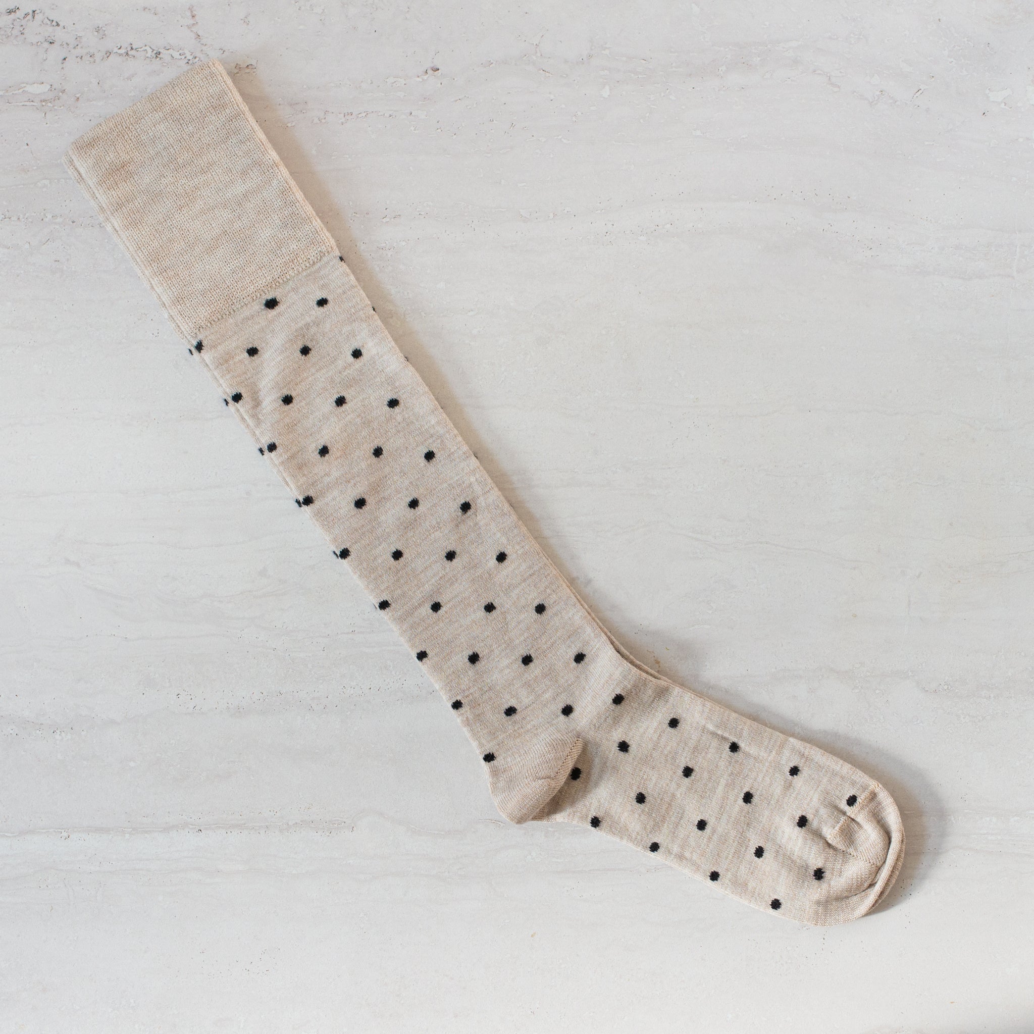 Dotty Wool Socks | Marble | OS