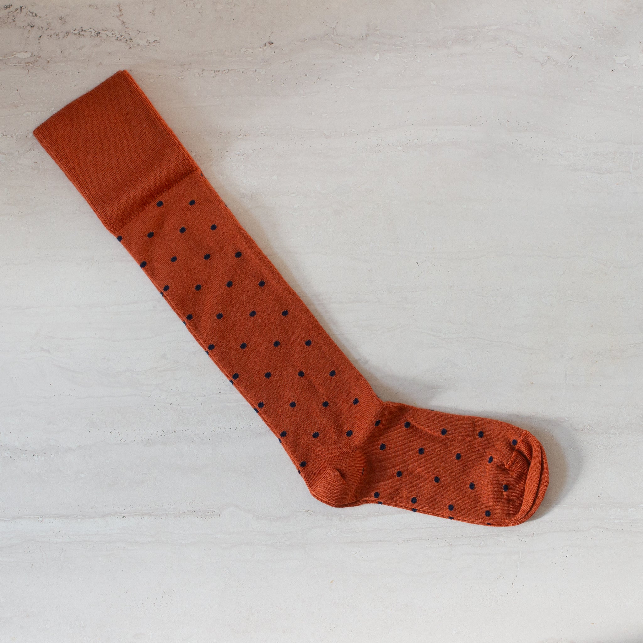 Dotty Wool Socks | Paprika | OS