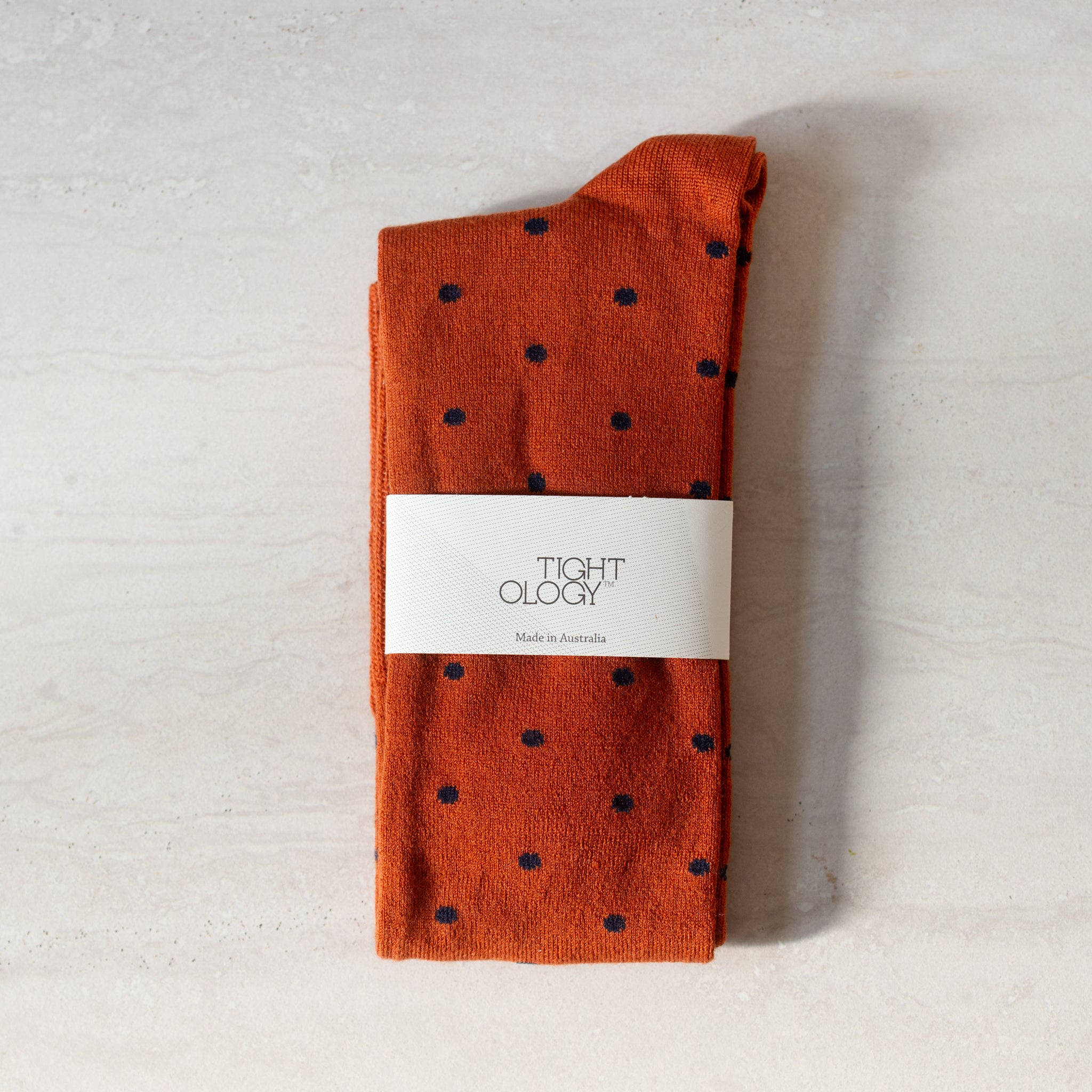 Dotty Wool Socks | Paprika | OS