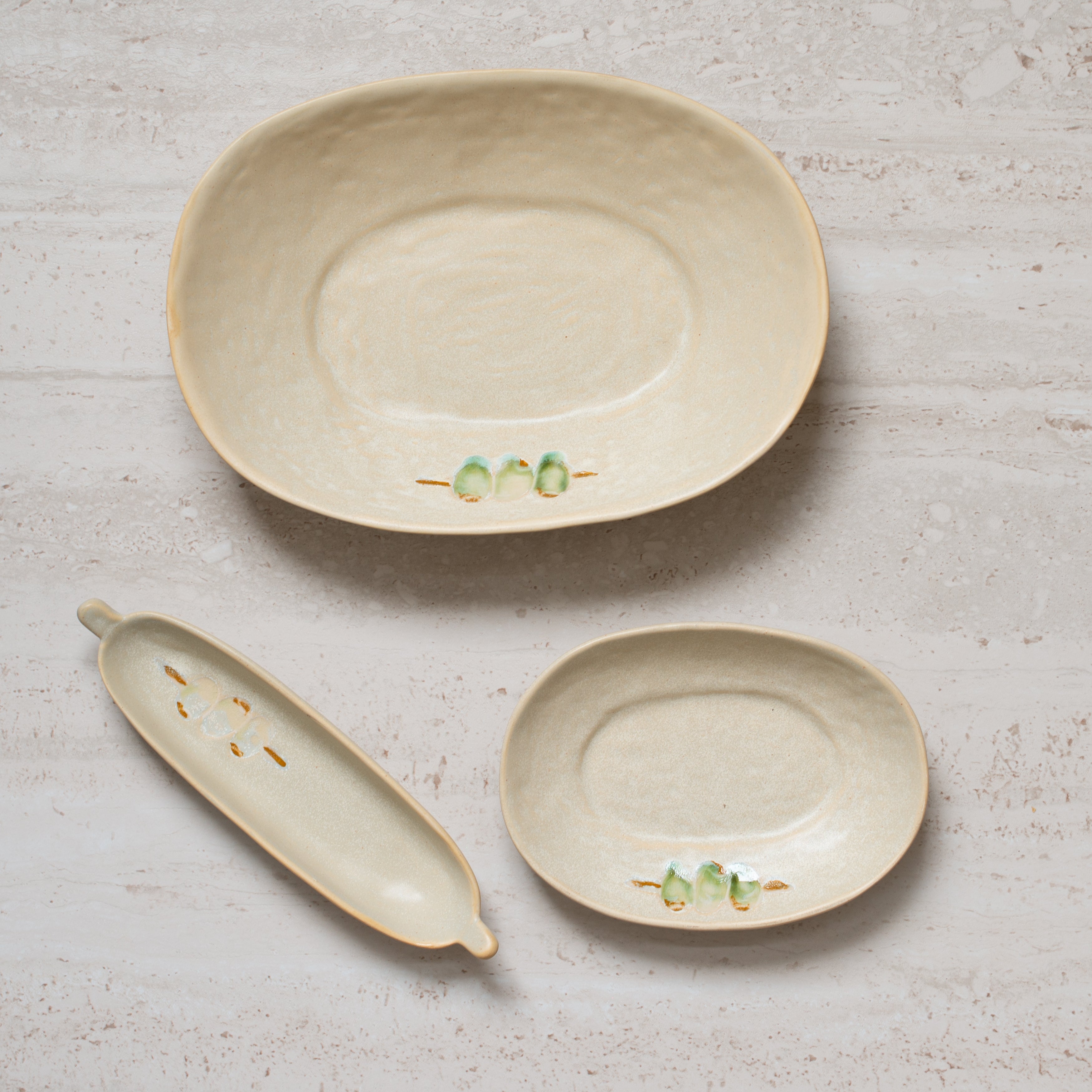 Tripla Oliven | Ceramic Bowl