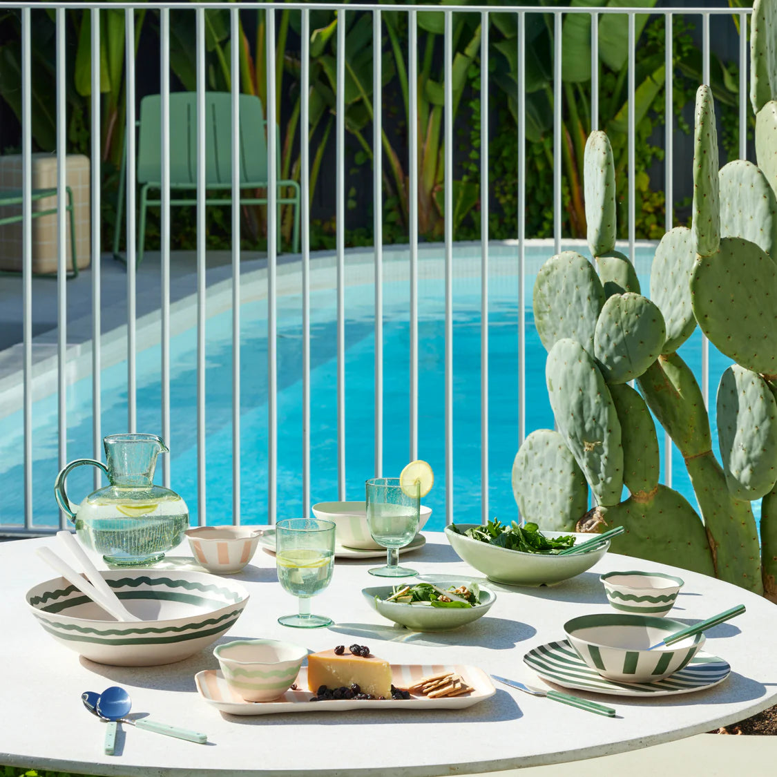 Gretta Serving Bowl | Mint