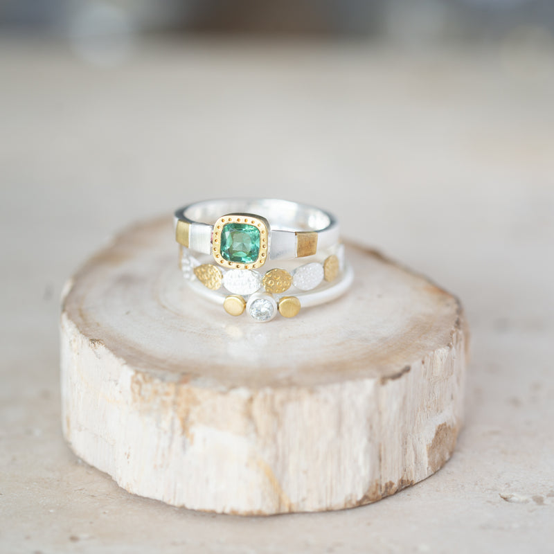 vS|B The Oceanic Ring | Sterling Silver + Brass