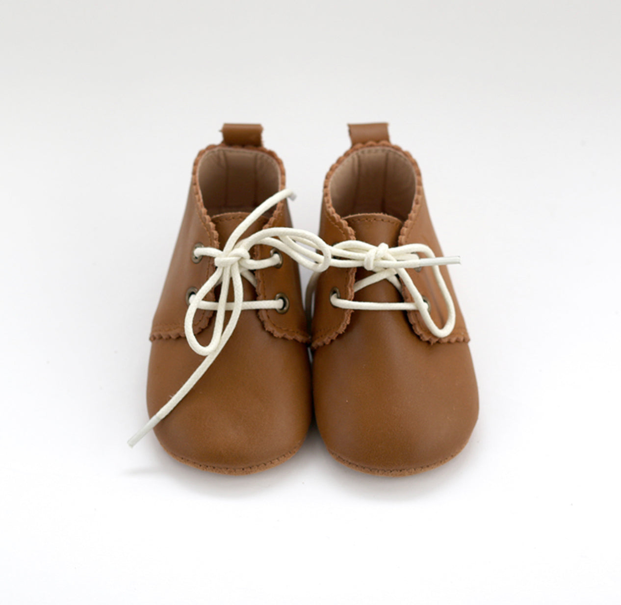 Wander Oxford Leather Soft Sole Boot - Caramel