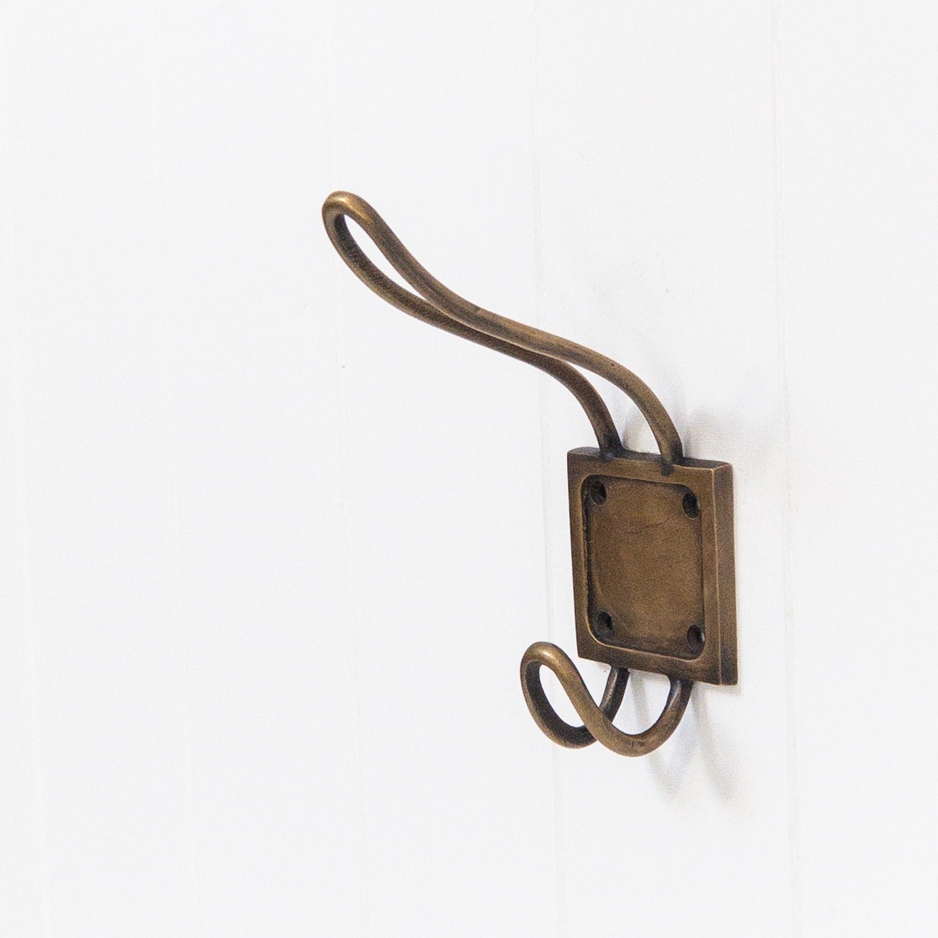 Brass Hook | ‘Double Wire’ Coat Hook