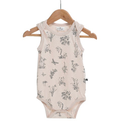 Burrow & Be | Singlet Onesie | Meadow Blush