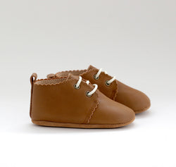 Wander Oxford Leather Soft Sole Boot - Caramel