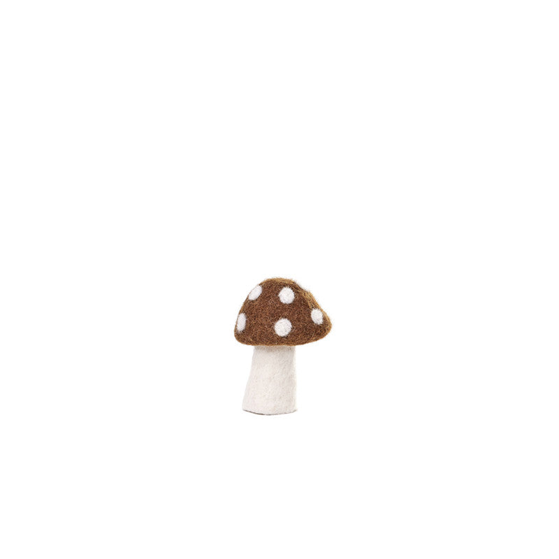 Muskhane Felt Mushroom | Round Cap, Dotty - Small