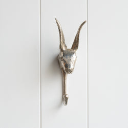 Bronze Hare Hook | Silver Finish - front view