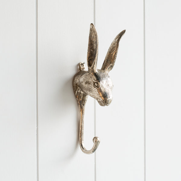 Bronze Hare Hook | Silver Finish - side view