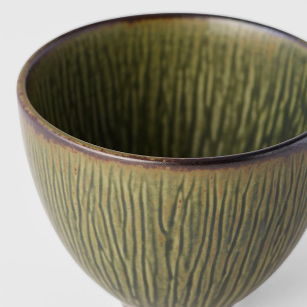 Japanese Ceramics | Sencha Ridged Tea Cup