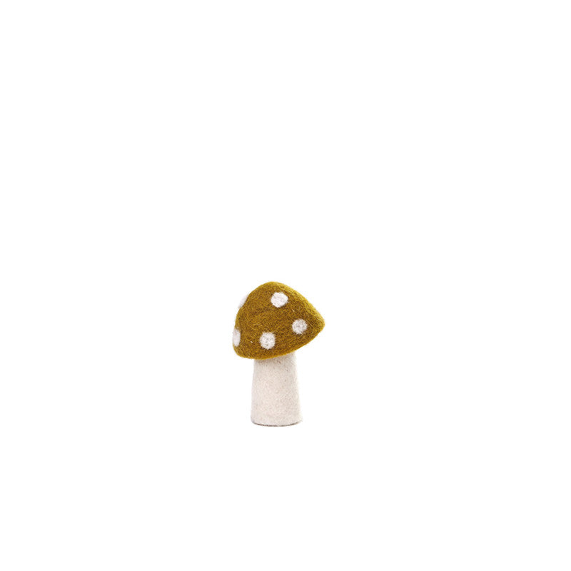 Muskhane Felt Mushroom | Round Cap, Dotty - Small