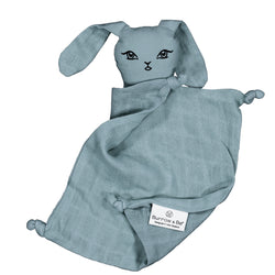 Burrow & Be | Muslin Bunny Comforter - Storm Blue