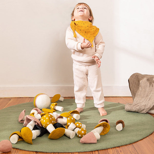 Muskhane Felt Mushroom | Morel - Small