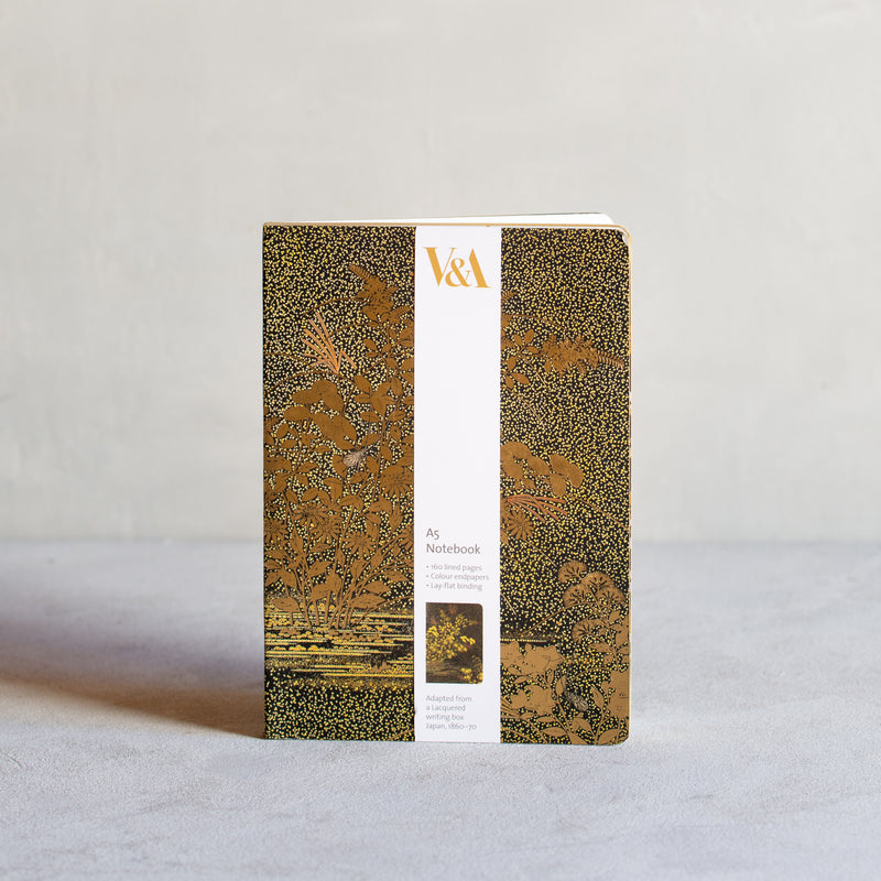 Luxury Notebook | Golden Leaves A5