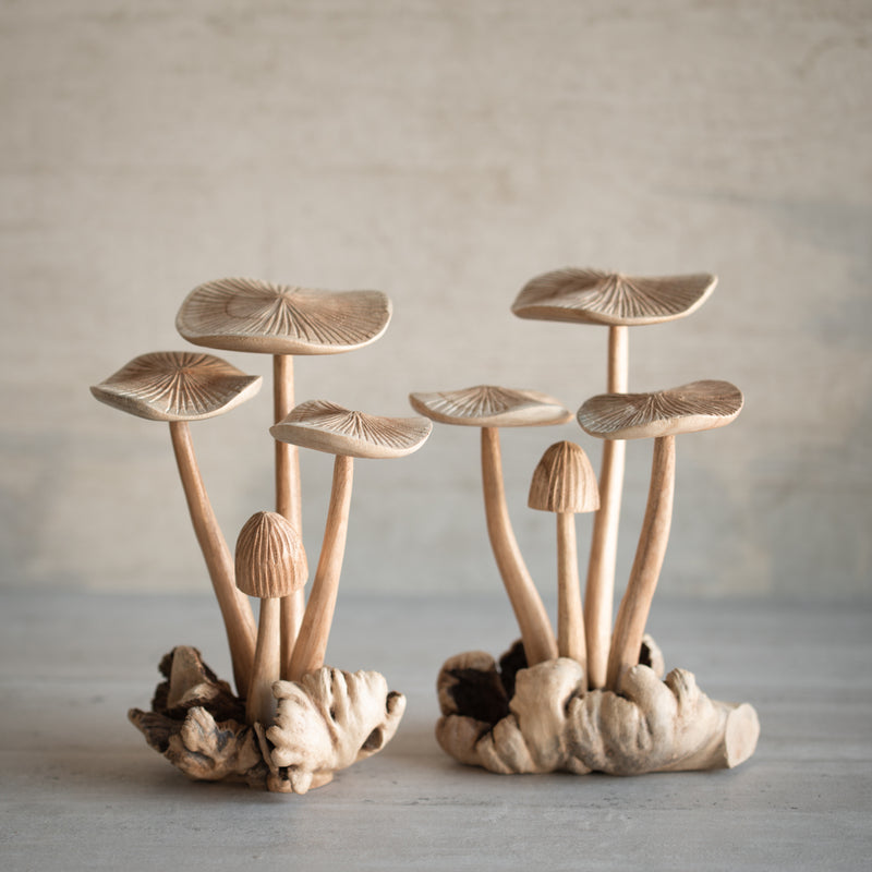 Woodland Mushroom | Hand Carved - Large