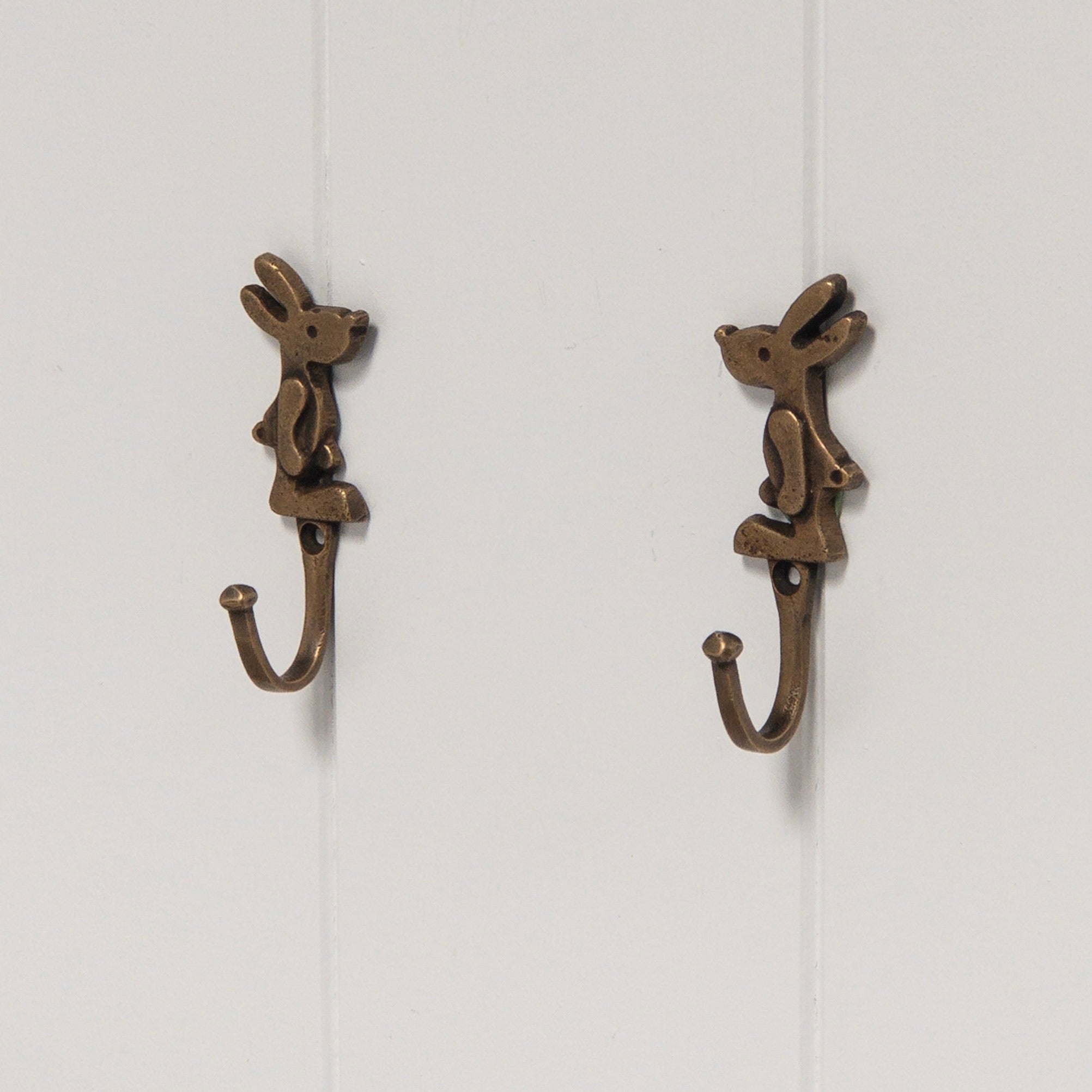 Brass Hooks | Baby Rabbits (Pair)