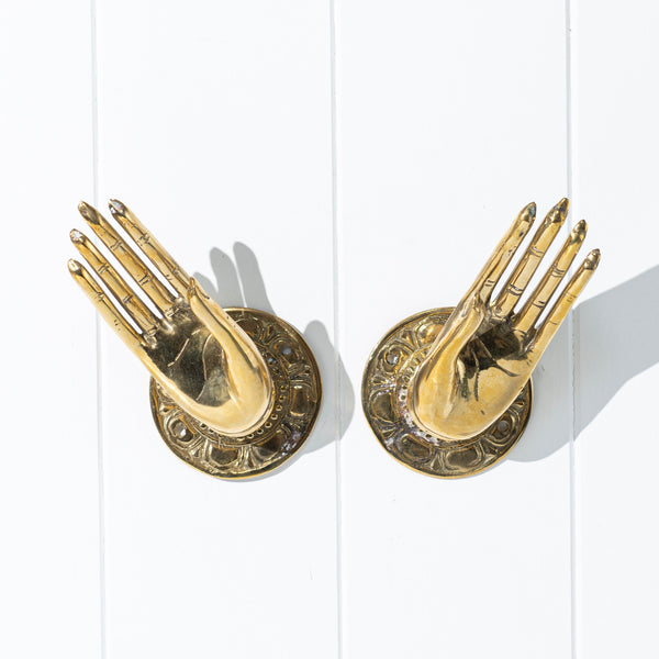 Bronze Handles | Hand of Buddha - Medium (pair)