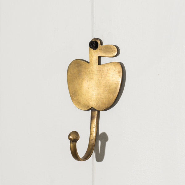Brass Hook | Apple Coat Hook