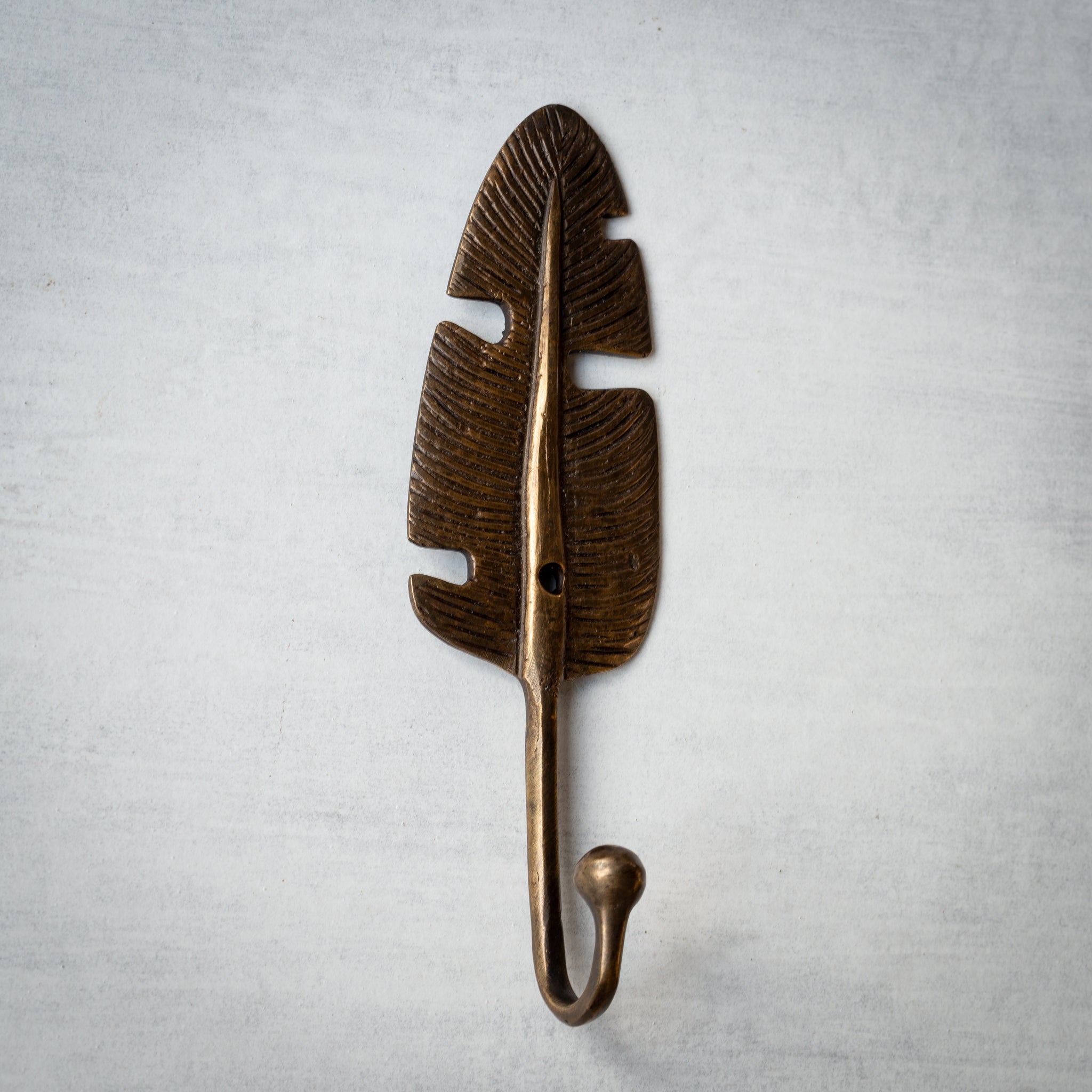 Bronze Feather Wall Hook Bronze Feather Wall Hook