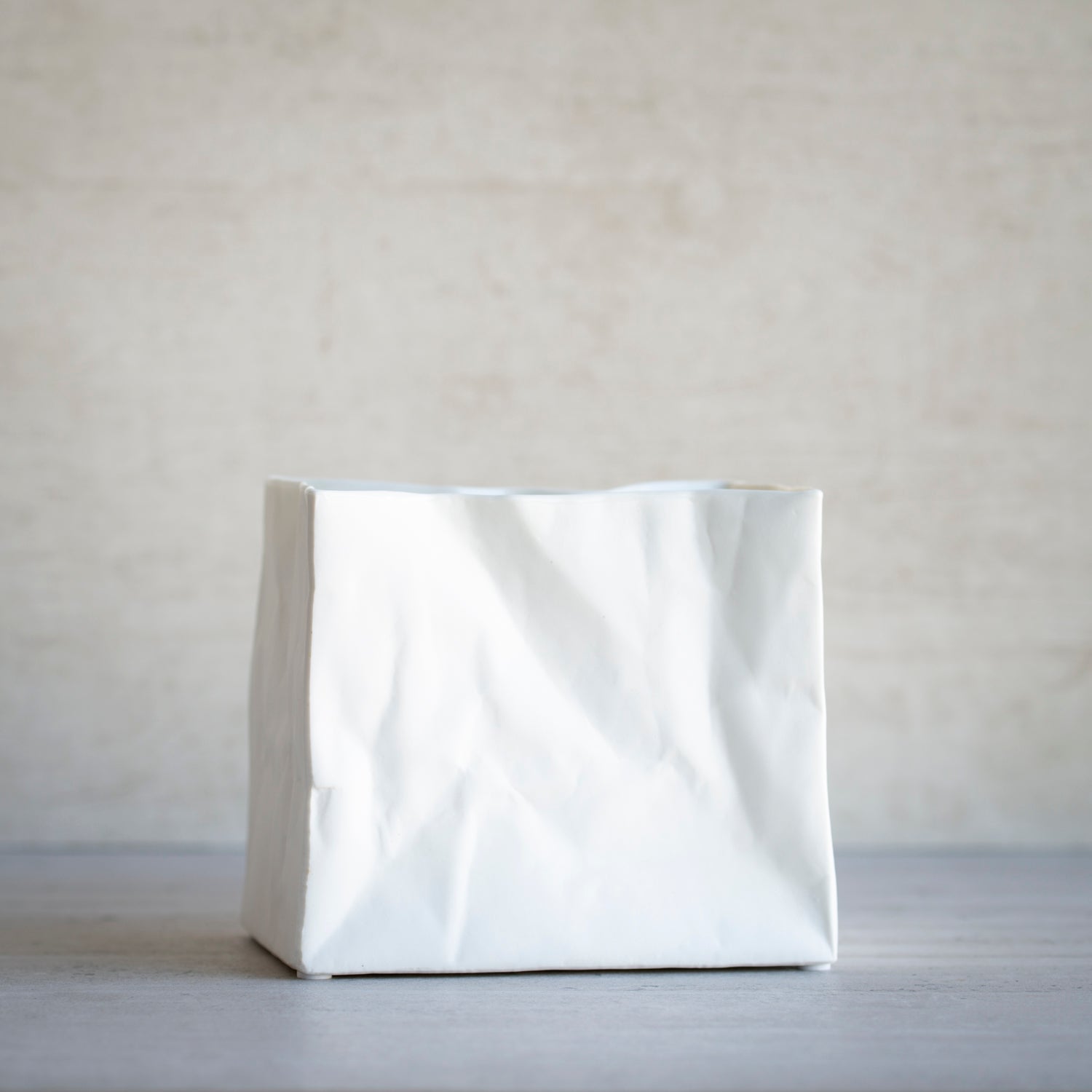 Medium Porcelain Bag Vase