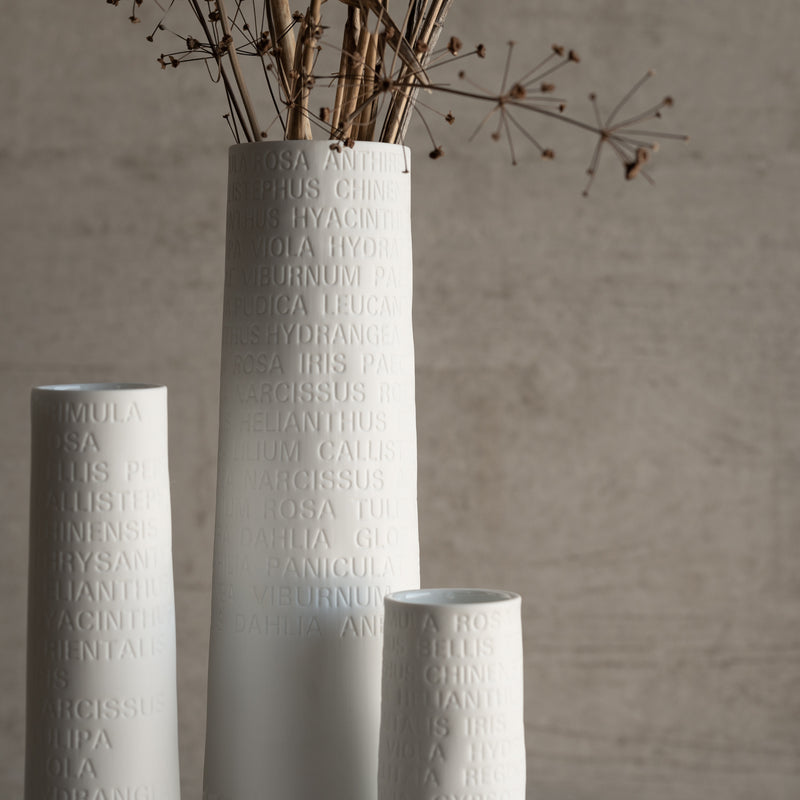 Poetry Vase | White Porcelain - Medium