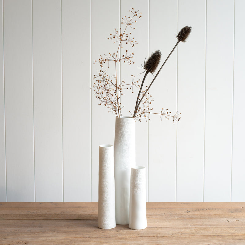 Poetry Vase | White Porcelain - X Large