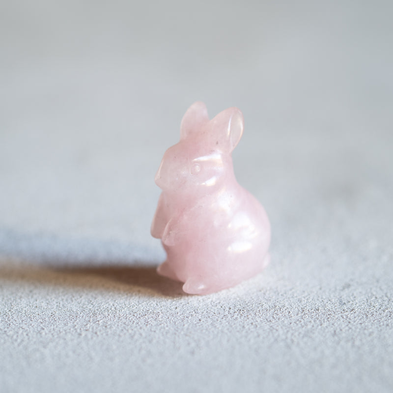 Rose Quartz Bunny Rabbit