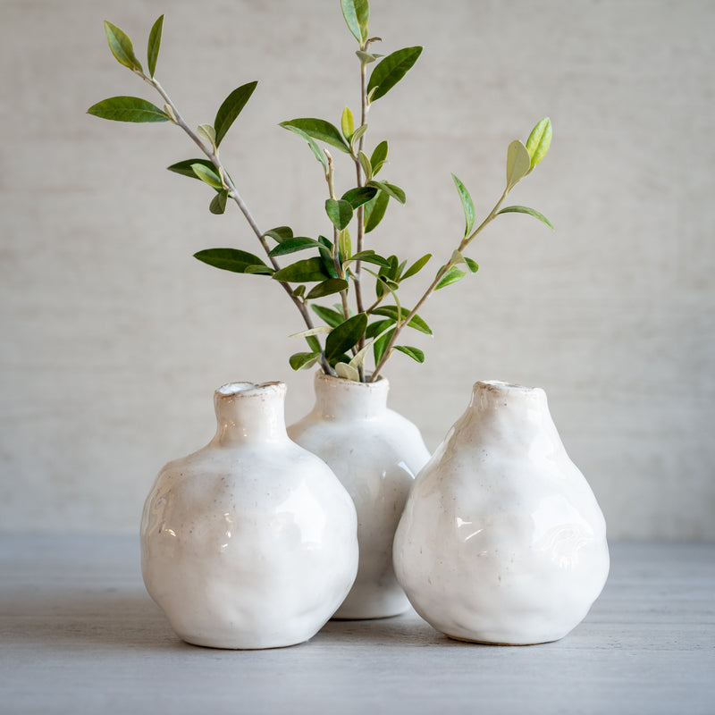 Rustic Ceramic Vase | Teardrop