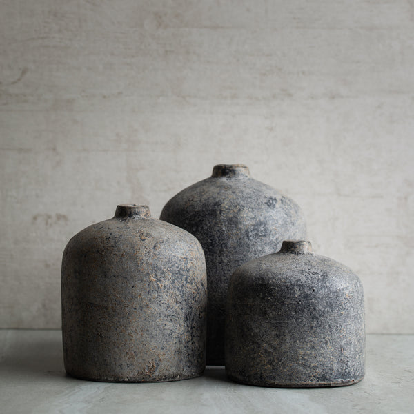 Terracotta Bottle Vase | Antique Finish (Dry)
