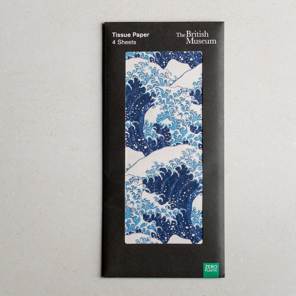 Printed Tissue Paper NZ Hokusai Wave Design Folklore