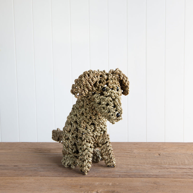 Woven Seagrass Dog | Small - Natural