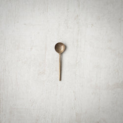 Hand Forged Spoon | Antique Brass Finish | 10cm