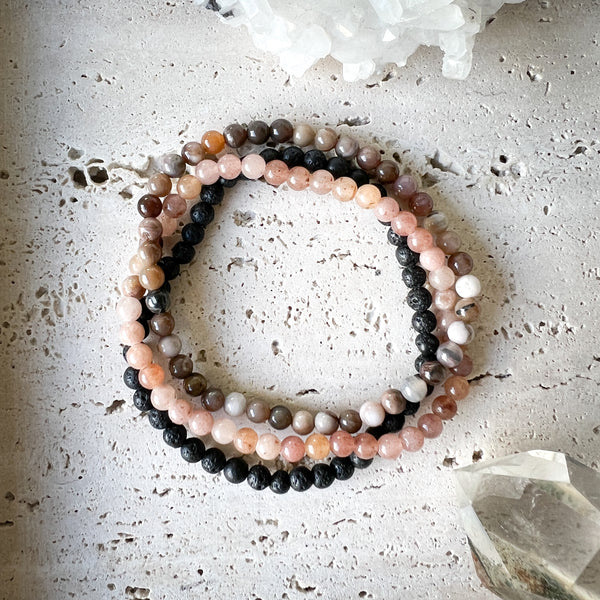 Natural Stone Bracelet Set/3 | Avril