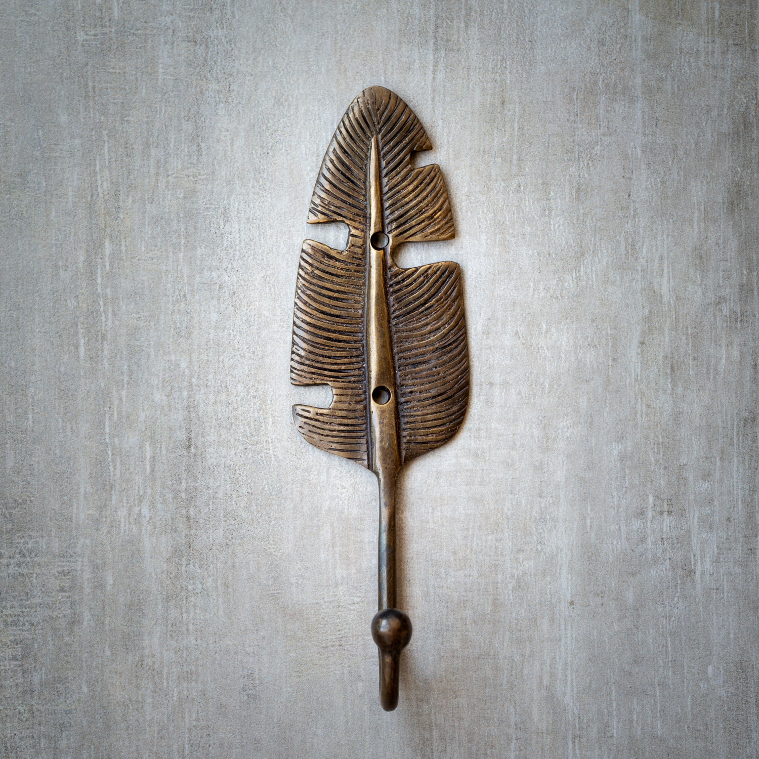 Bronze Feather Wall Hook Bronze Feather Wall Hook