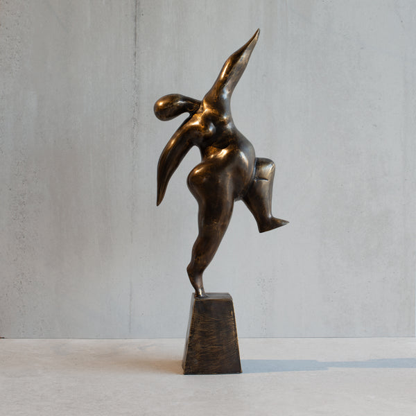 Bronze Sculpture | Balancing Nude II - Tall
