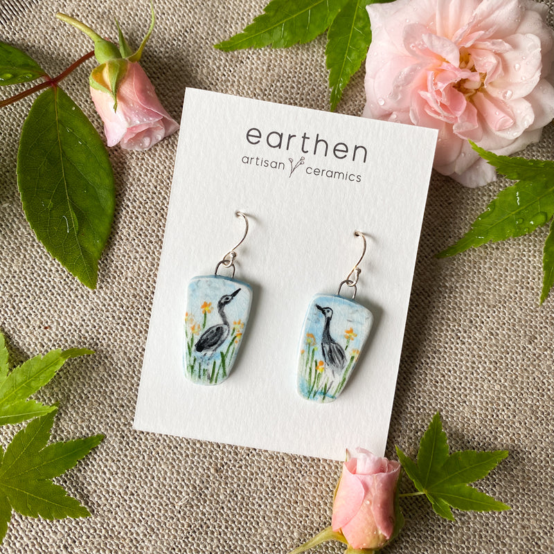 Earthen Ceramic Earrings |  Bloom Series (M)