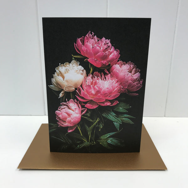 Floral Greeting Card | Peony iii