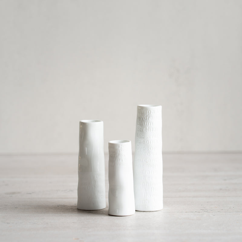 Poetry Vases Mini | Set of Three