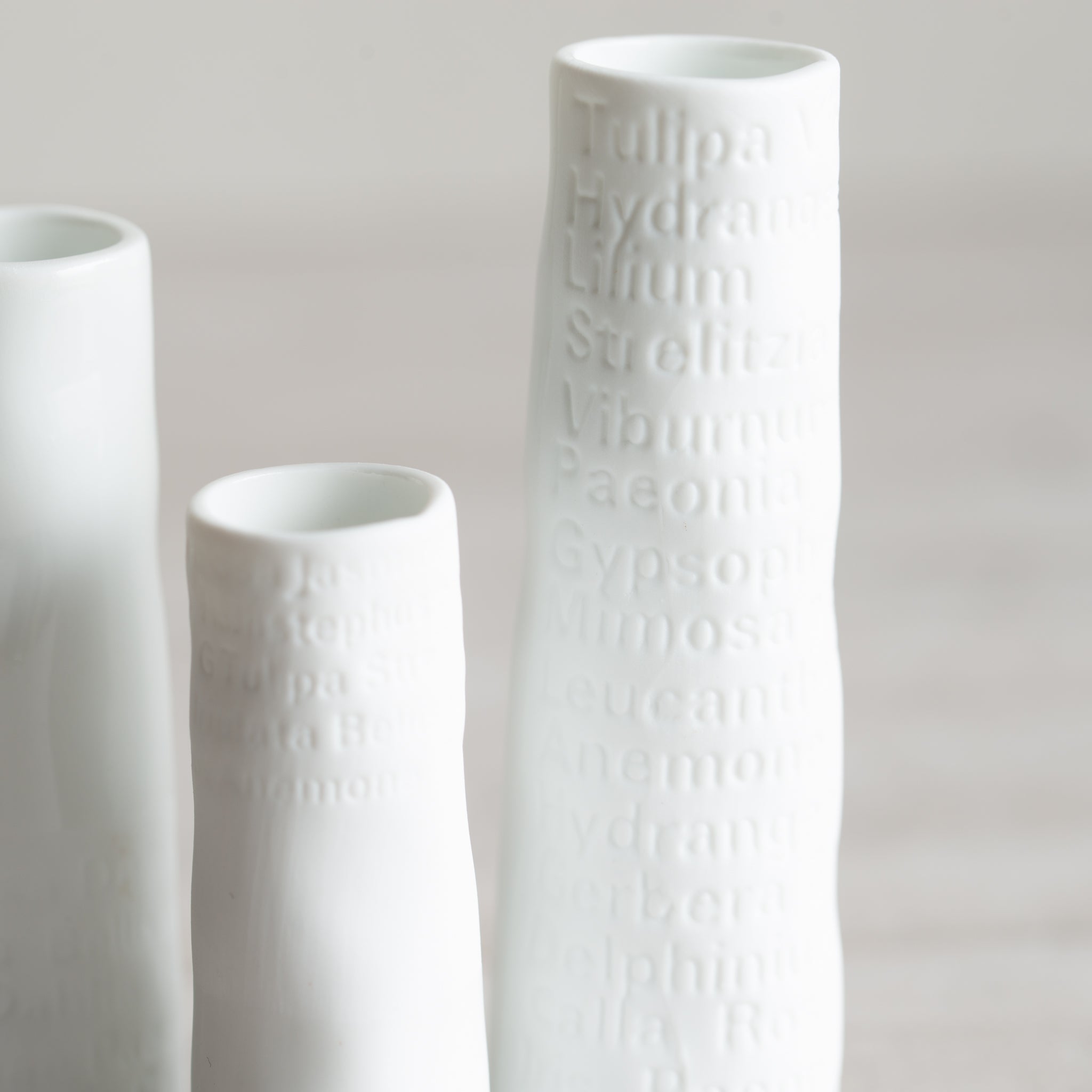 Poetry Vases Mini | Set of Three