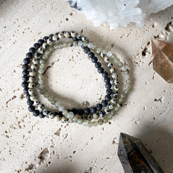 Natural Stone Bracelet Set/3 | Zelie