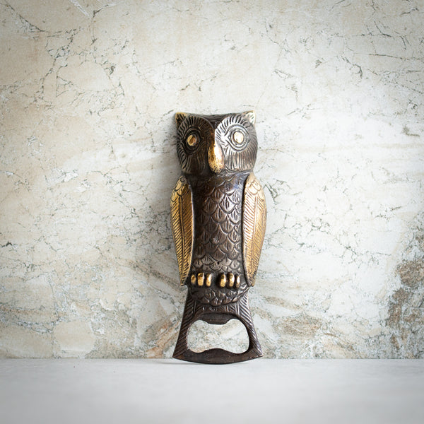 Bronze Bottle Opener | Owl