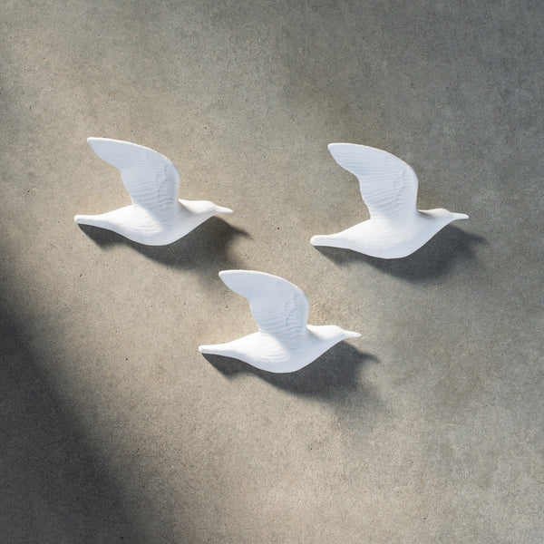 Porcelain Flying Birds | Single Wing S/3